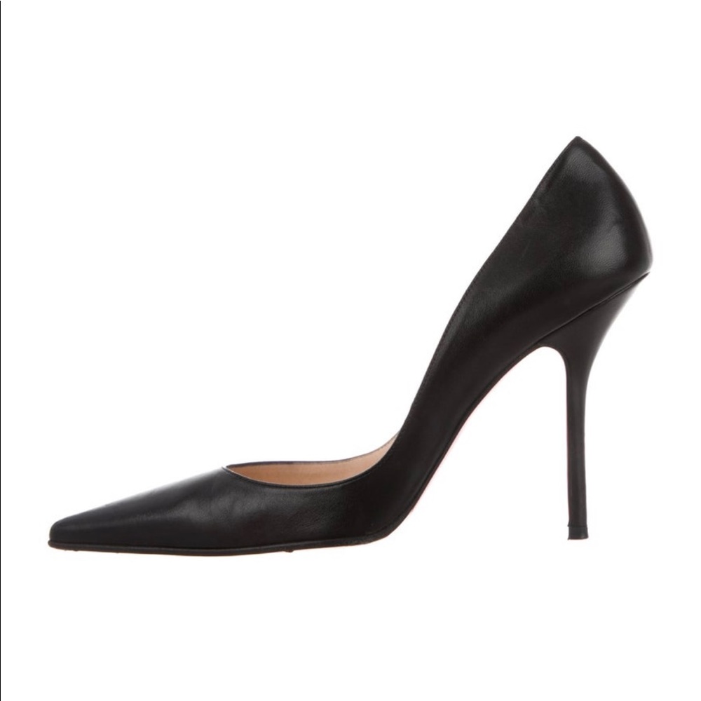 Authentic Christian Louboutin pointed toe pumps